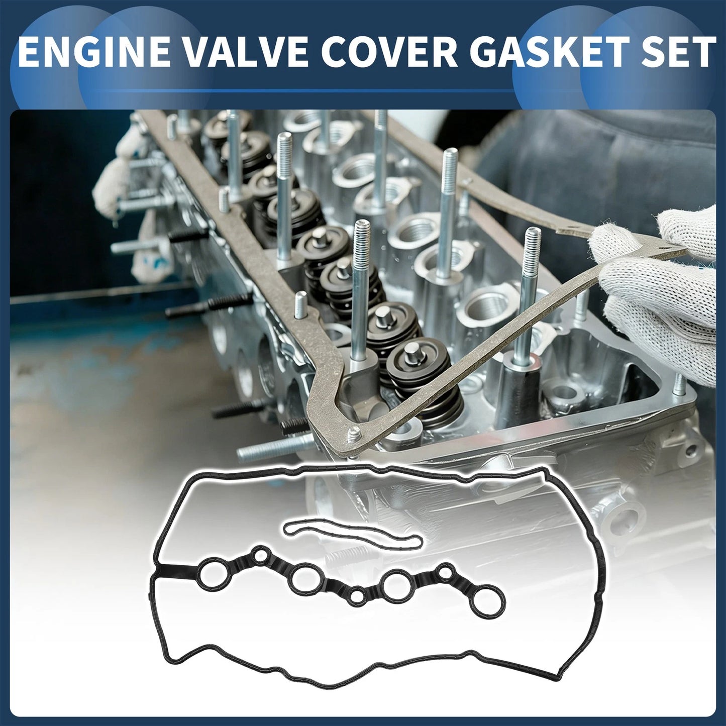 Valve Cover Gasket Set for Hyundai Sonata (2015–2019) 2.4L 2.0L 224412GGB0