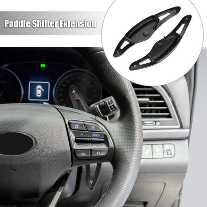 Steering Wheel Paddle Set for Hyundai Elantra Sport (2017-2019) Aluminum Black