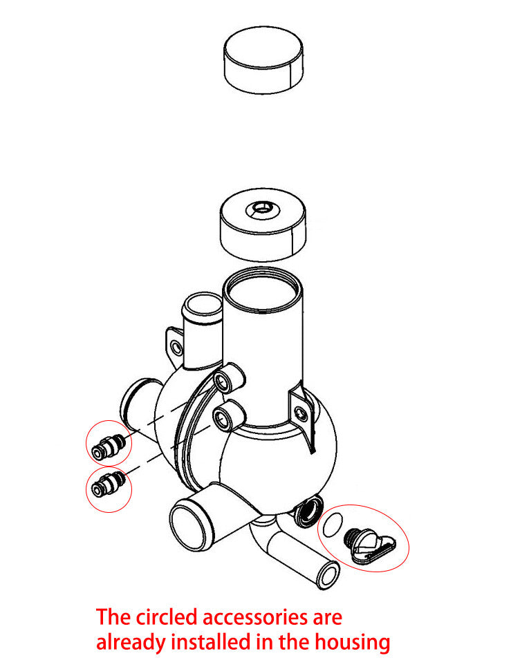 Water Distribution Housing for MerCruiser Inboard (863802T2)