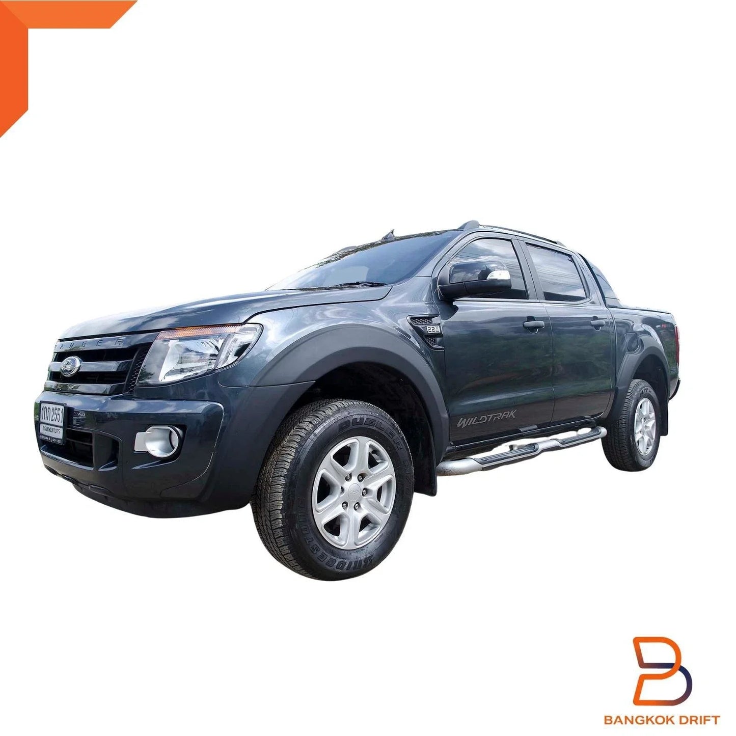 Front Fender Flares for Ford Ranger T6 PX1 2012-2014 ( METRO GREY)