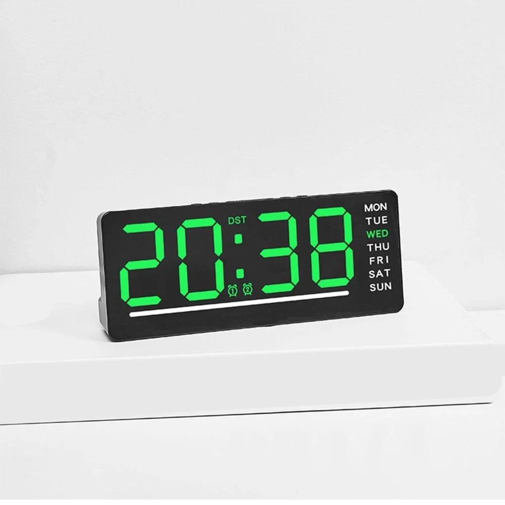Digital Alarm Clock Multi-Function LED Display for Cars Yachts RV Home