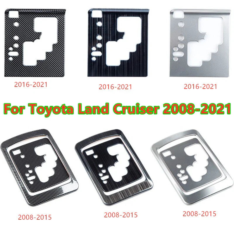 Steel / Console Gear Shift Cover Trim Decor for Toyota Land Cruiser (2008–2021)