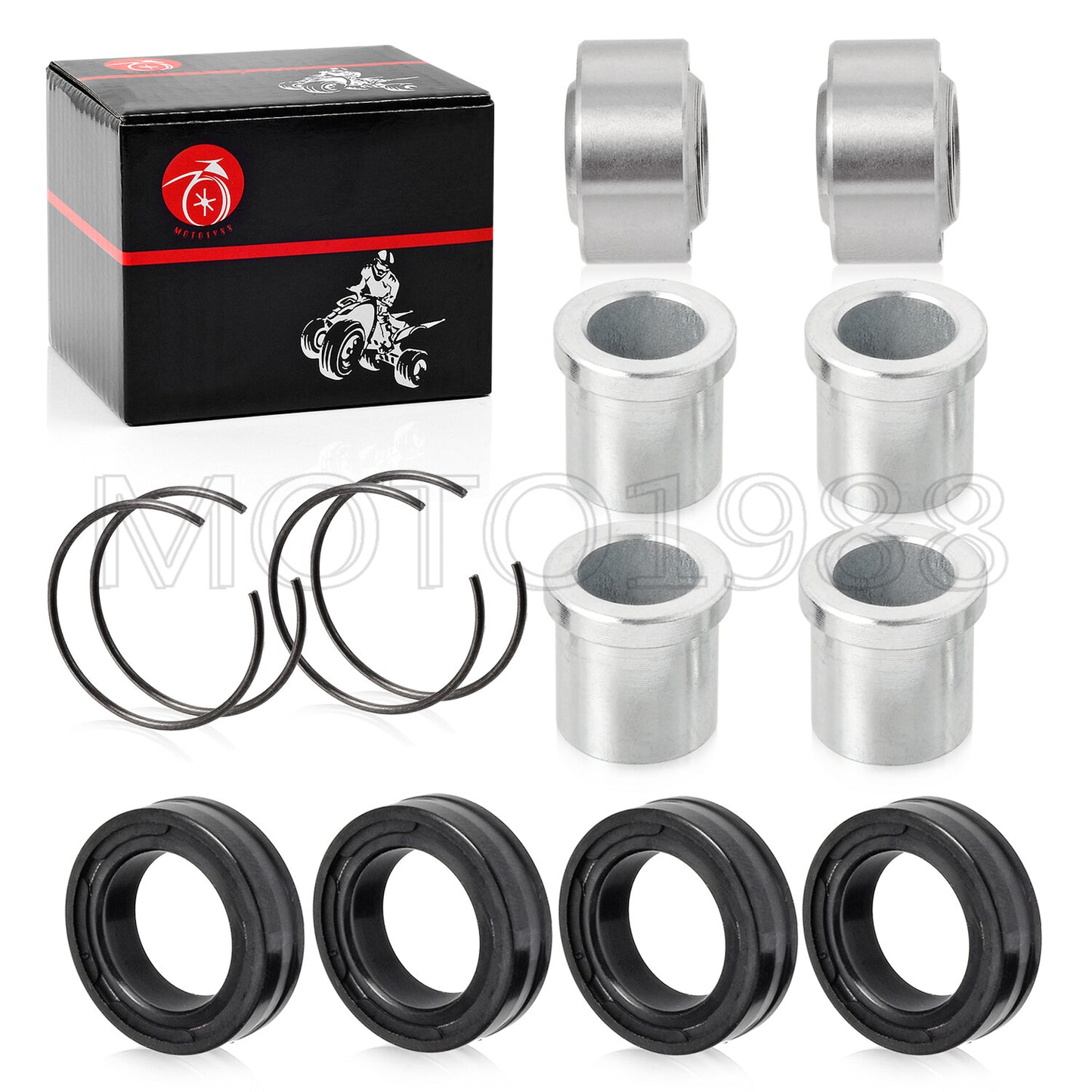 Set of 2 Front Lower A-Arm Bushings Kit for Honda TRX450ER (2006–2014)
