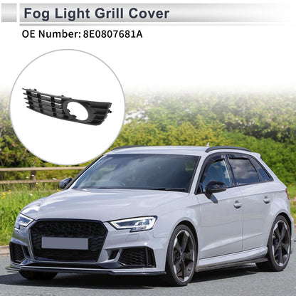 1 Pc Fog Light Grill for Audi A4 Quattro (2002–2005) No. 8E0807681A