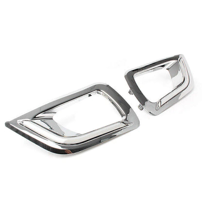 1 Pair DRL LED Daytime Running Light Fog Lamp Bezel for Nissan Navara (15-16)