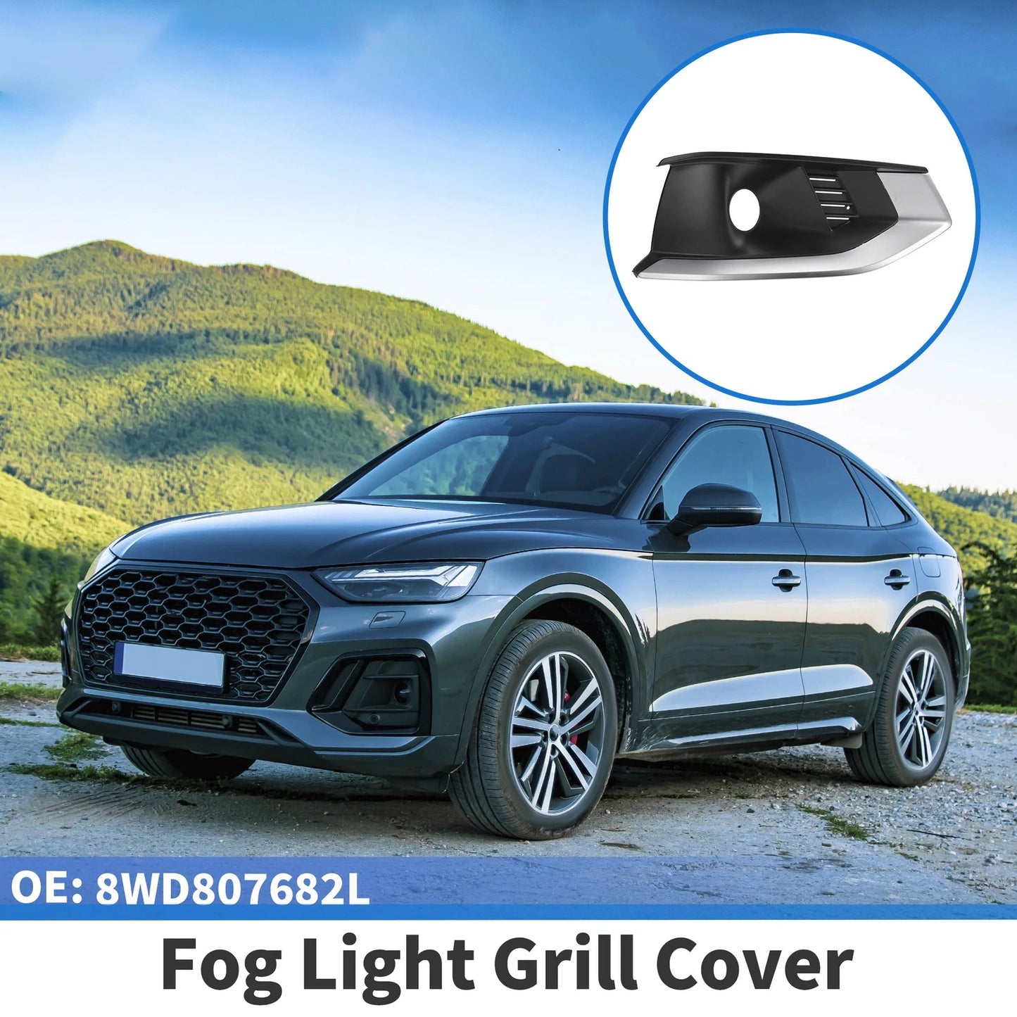 Fog Light Grill for Audi A4L (2020–2022) No.8WD807682L