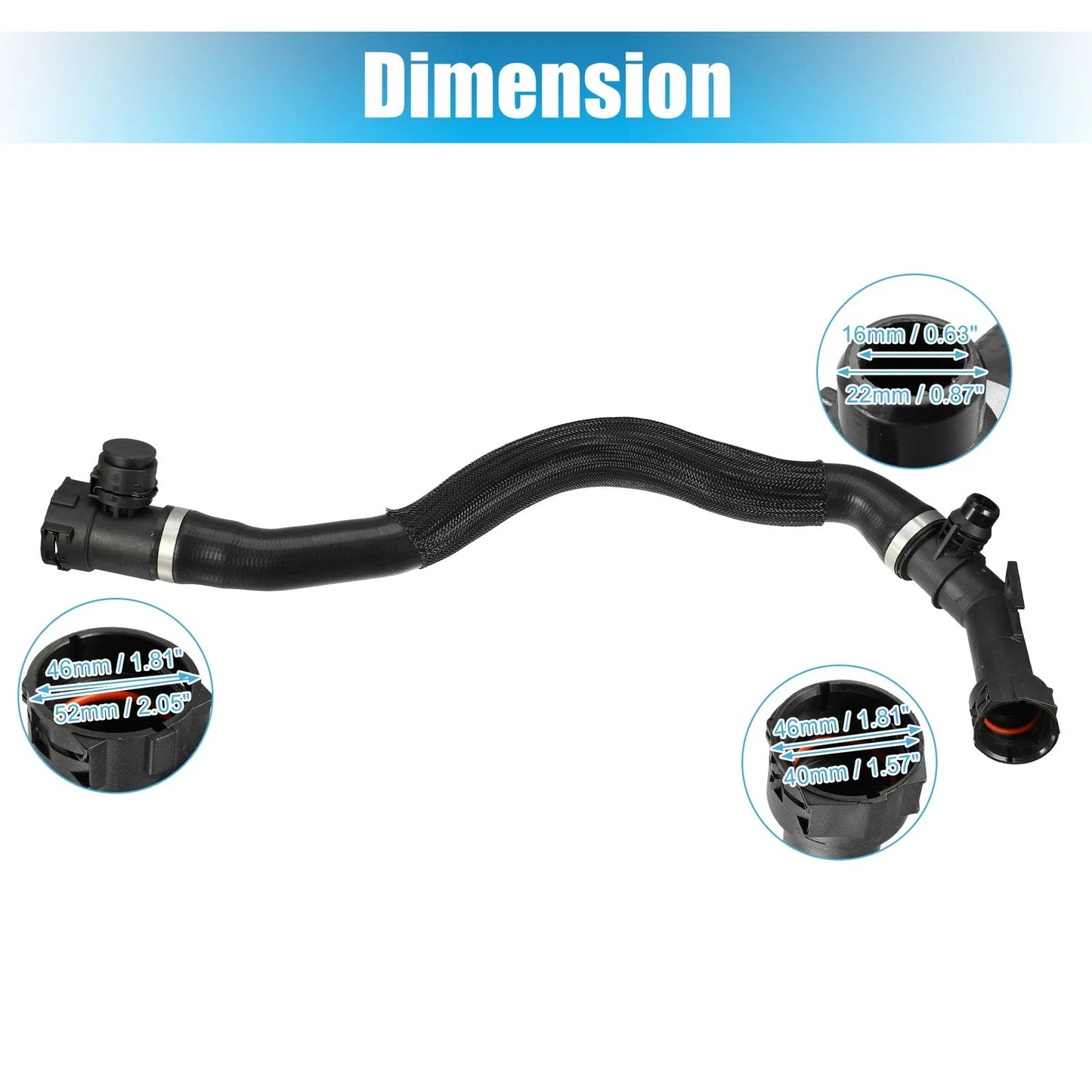 Water Pipe Radiator for BMW F20N F21N F22