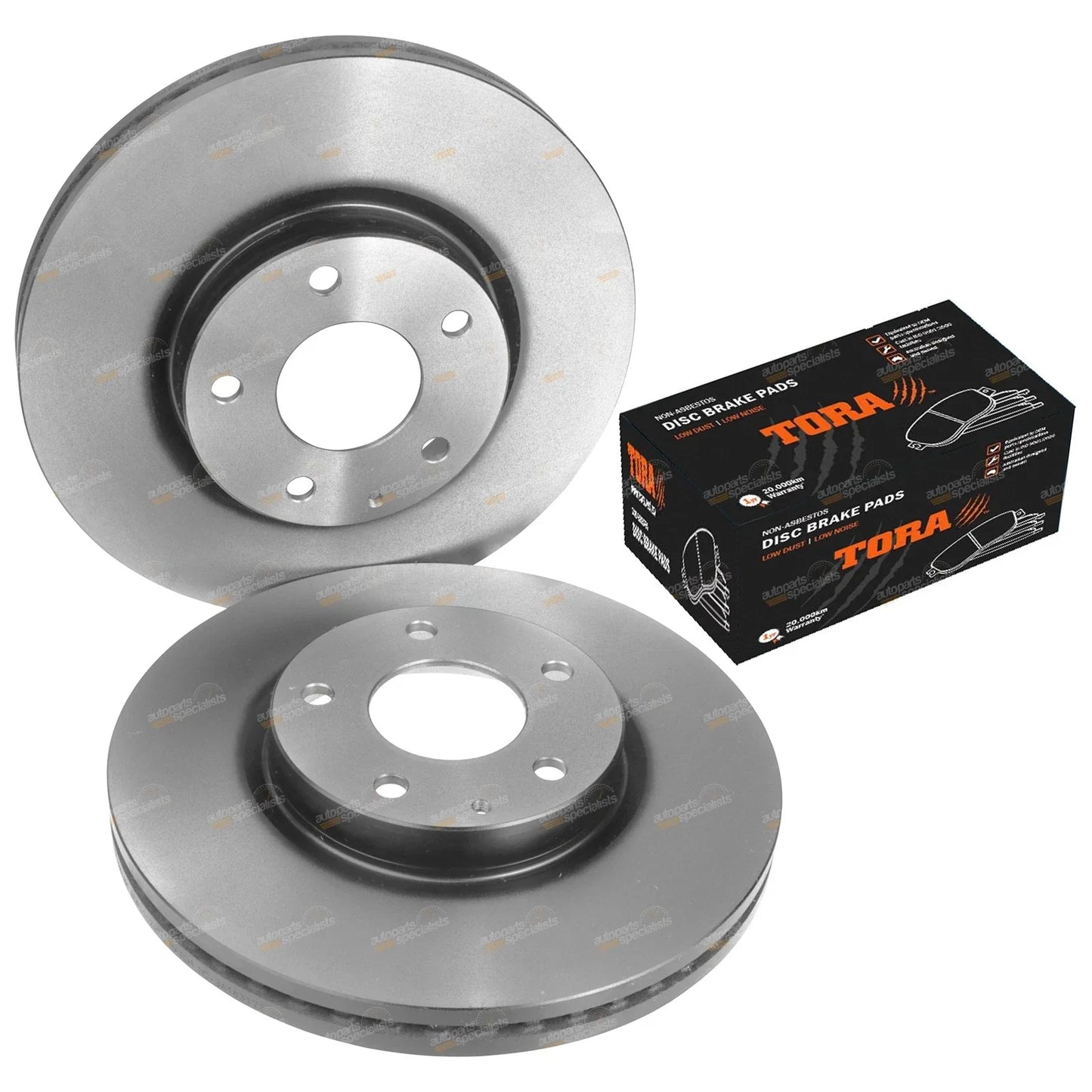 Front Disc Brake Rotors + Pads Kit for Mazda 6 GJ GL (2012 - 2019)