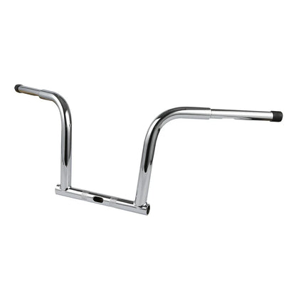 12" Chrome Rise Handlebar for Harley Dyna FXDB, Fat Bob FXDF (2006-2017)