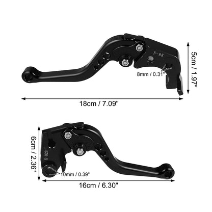 Pair Adjustable Folding CNC Brake Clutch Levers for Kawasaki