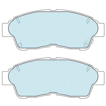 Set of 4 Disc Brake Pads for Toyota Chaser (1993–1996)