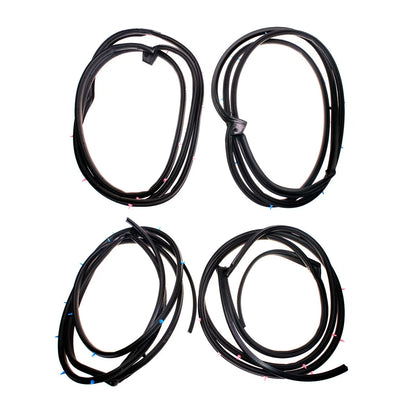 Set of 4 Door Weatherstrips for Honda Fit Jazz (2004–2006)