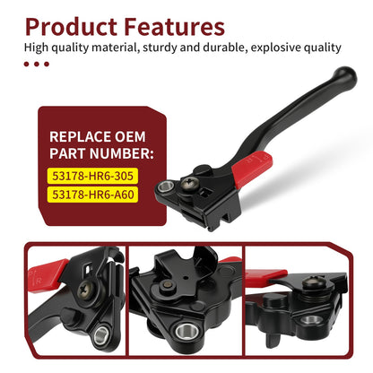 Left Hand Rear Brake Lever for Honda Rancher 420, Foreman 500, 520 (2007–2023)