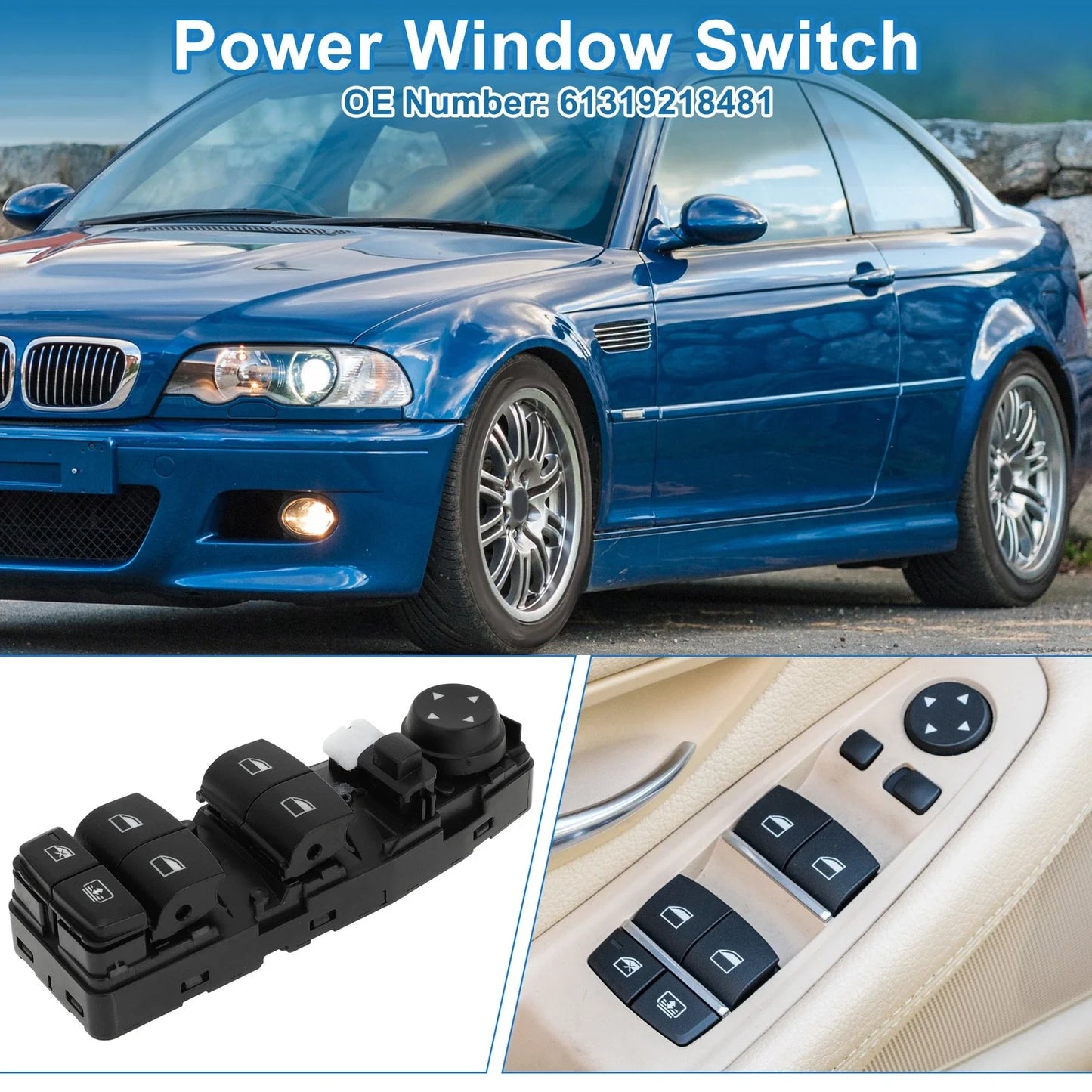 Power Window Switch for BMW 320i (2013-2018)
