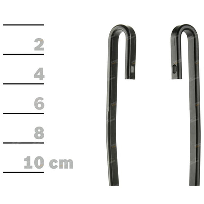 Front Pair Eco Wiper Blades for Ford Spectron (1985 - 1990)