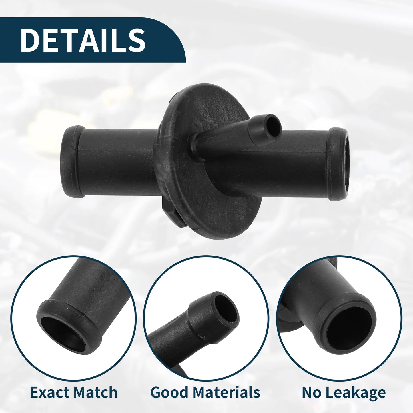 HVAC Heater Hose Connector for Mercedes-Benz E300 (1996–1999) No. 2108320015