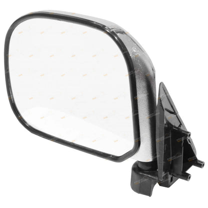 LH+RH 2 x Chrome Manual Door Mirror Pair for Toyota Hiace (1989–2005)
