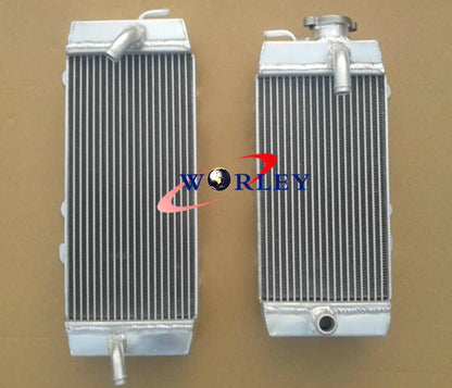 Aluminum Radiator & White Hose for Kawasaki KXF250 KX250F (2009-2011)