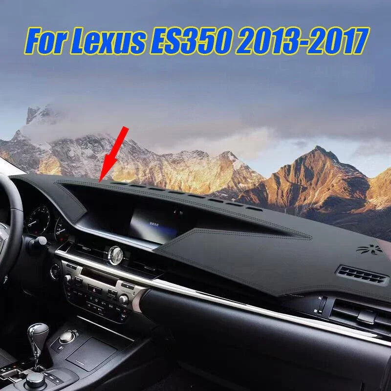 Leather Dashboard Dash Cover Protector Pad Mat for Lexus ES350 (2013–2017)