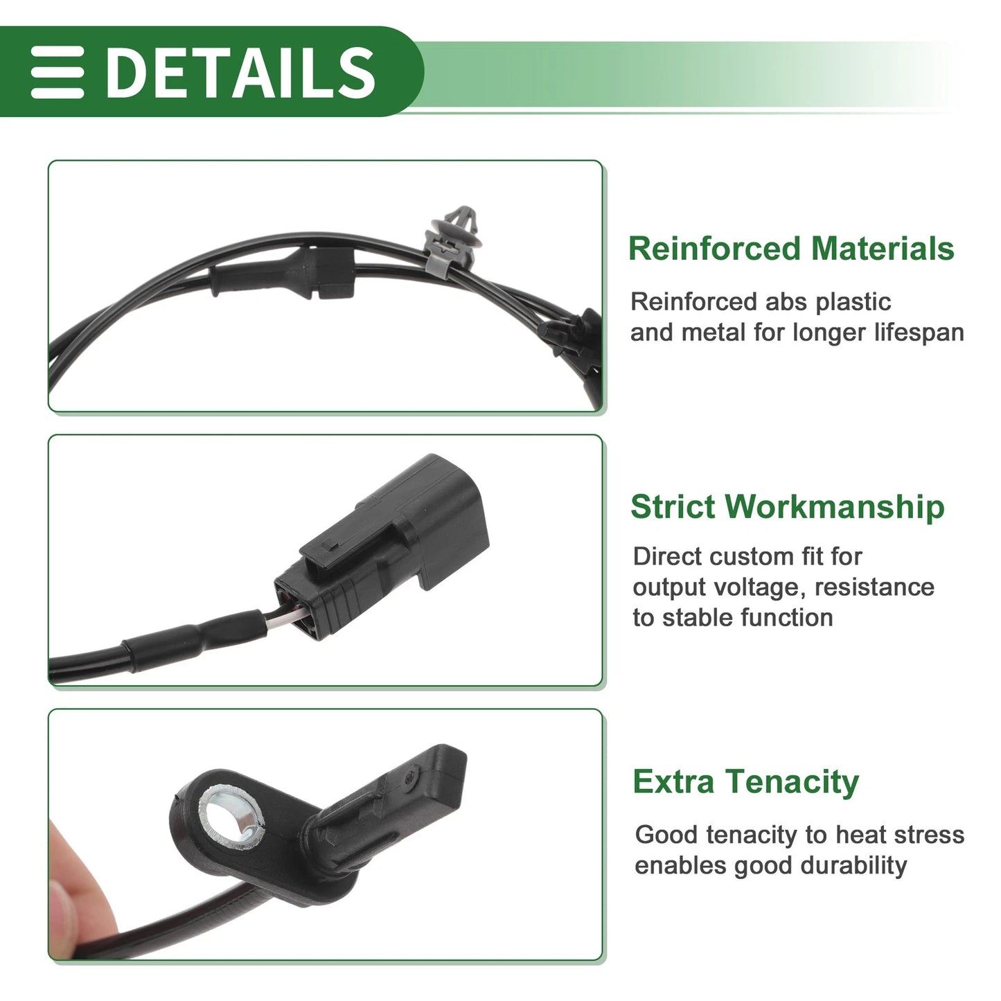 ABS Wheel Speed Sensor No.DA7R4370X for Mazda 2 (2019)