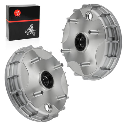 2 Front Brake Drums for Honda Rancher 350 TRX350TE TM 2000–2006