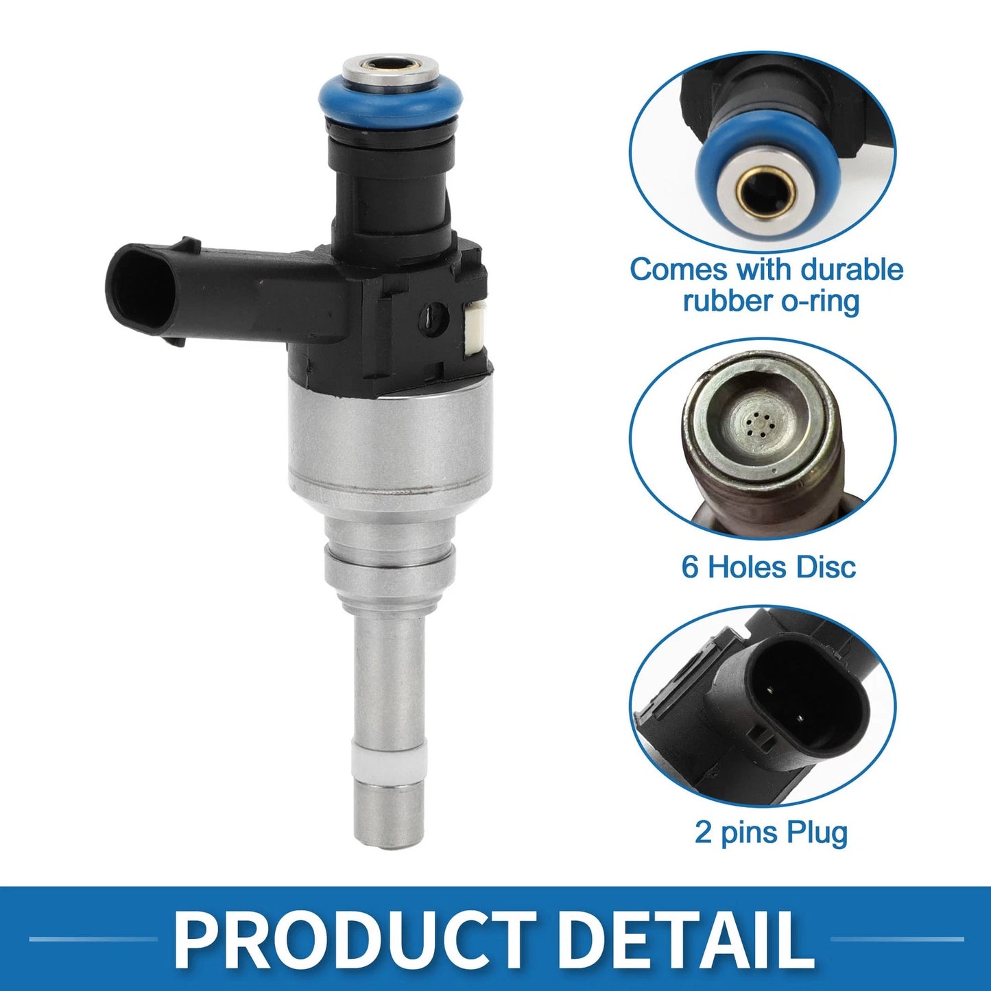 Fuel Injector 35310-2G720 for Hyundai Santa Fe Sport (2013–2016) 2.0T Black