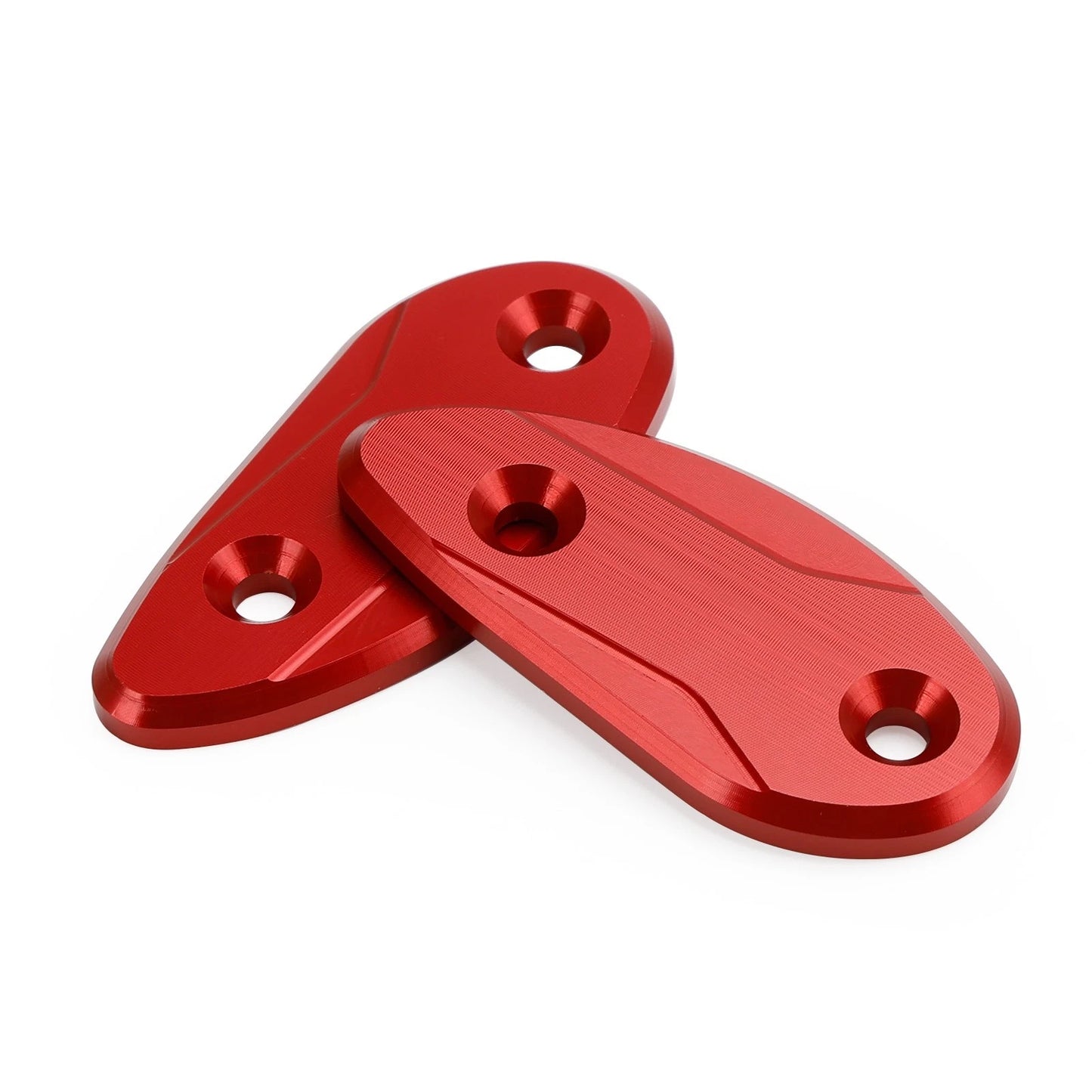 CNC Red Mirror Caps for Honda CBR1000RR (2008–2023)