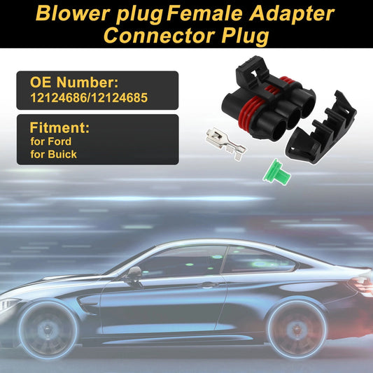 Set of 3 Pins Connector Plug for Ford Buick (No. 12124686)