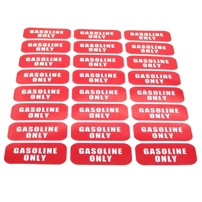 Gasoline Only Fuel Warning Decal for Door Tank (24x)