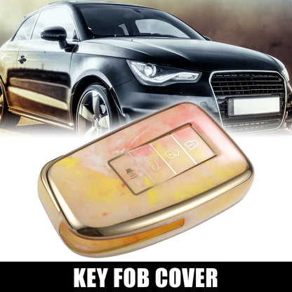 4 Button Remote Key Fob Cover Case Orange for Lexus ES350 RX GS LS (2007-2020)
