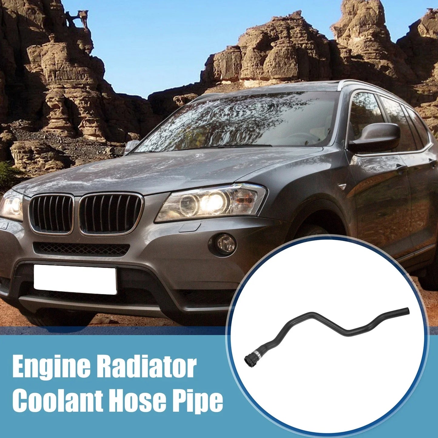 Engine Radiator Coolant Heater Hose for BMW 3 Coupe (E46) (1998 - 2006)
