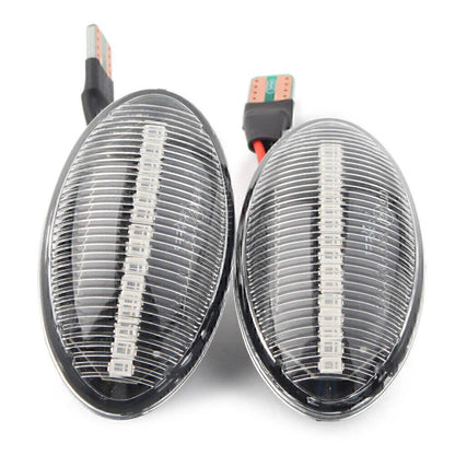 LED Clear Dynamic Side Marker Lights for Mini Cooper R50 R52 R53 (2002-2008)