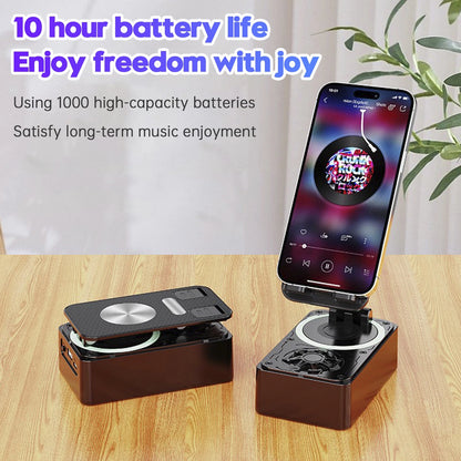 4 in 1 Phone Holder Bluetooth Speaker Wireless Charger Power Bank