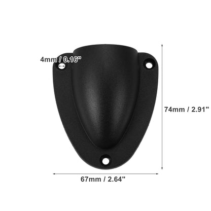 2 Pair Marine Boat Transducer Cap Clam Shell Vent Wire Cover for Various Models