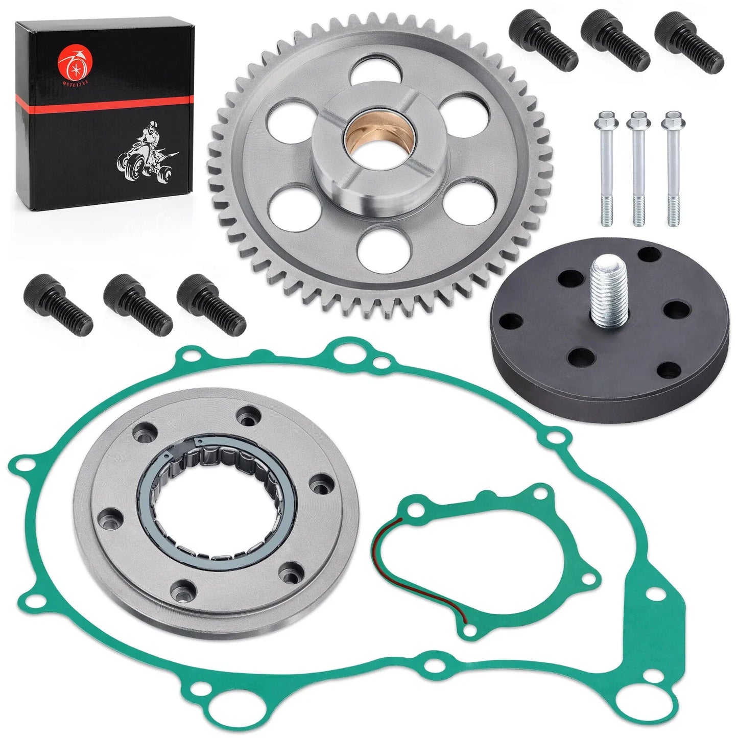 Starter Clutch Gear One Way Bearing Kit for Yamaha YFM660R Raptor (2001–2005)