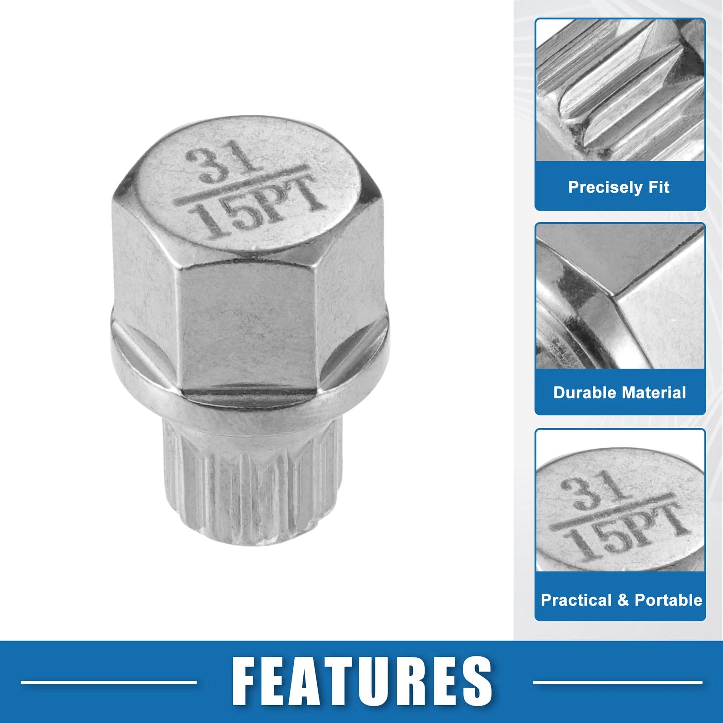 31/15PT Wheel Screw Lock Lug Nut Kit for BMW