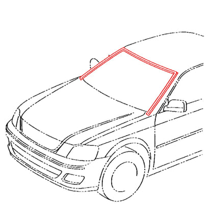 Front Windshield Moulding for Toyota Camry (2002–2006)