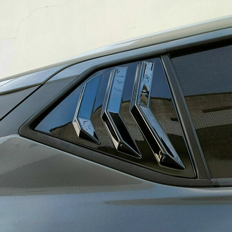 Glossy Black Side Vent Scoop Louver Cover Trim for Nissan Kicks (2017–2024)