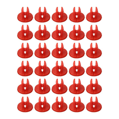 Under-Body Shield Nut Set 30 pcs Snap Red for Ford