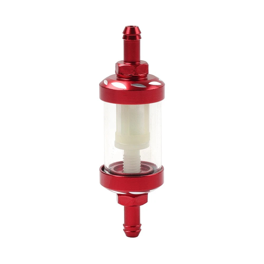 Inline 8MM Motorcycle Gas Fuel Filter (Universal)