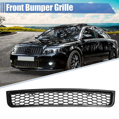 Front Bumper Grille for Audi A4 B6 Sedan (2002–2005) No. 8E0807647 Black Plastic