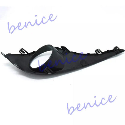Black Pair Front Bumper Fog Lamp covers Grille for Toyota Highlander (2012–2014)