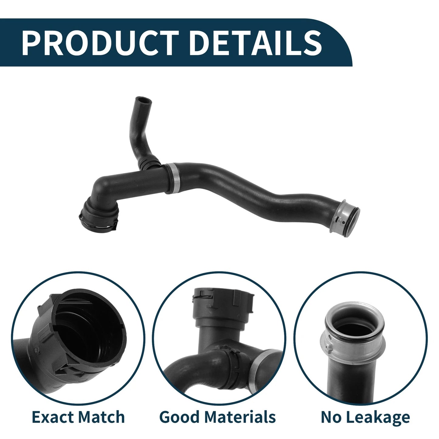 Radiator Hose for Mercedes-Benz GL450 (2013–2014) No. 1665008575 Rubber