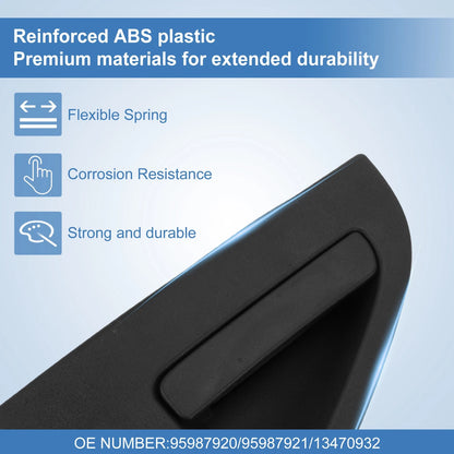 2Pcs Rear Door Handle Set for Chevrolet Spark (2013–2015) 95987920/95987921