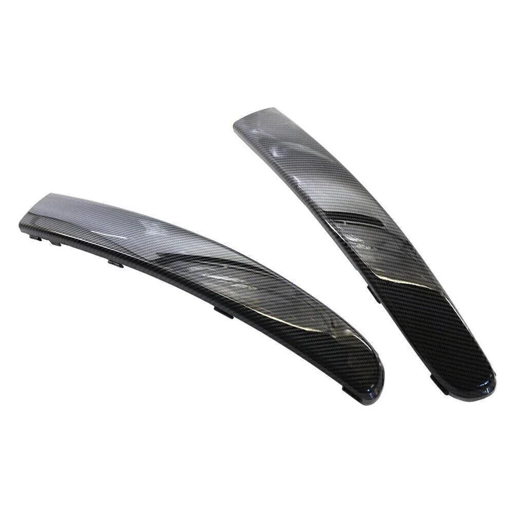 Carbon Fiber Front Bumper Corner Trim Cover for FIAT 500 (2007-2015)