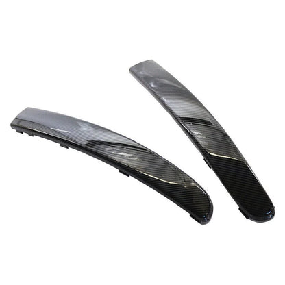 Carbon Fiber Front Bumper Corner Trim Cover for FIAT 500 (2007-2015)