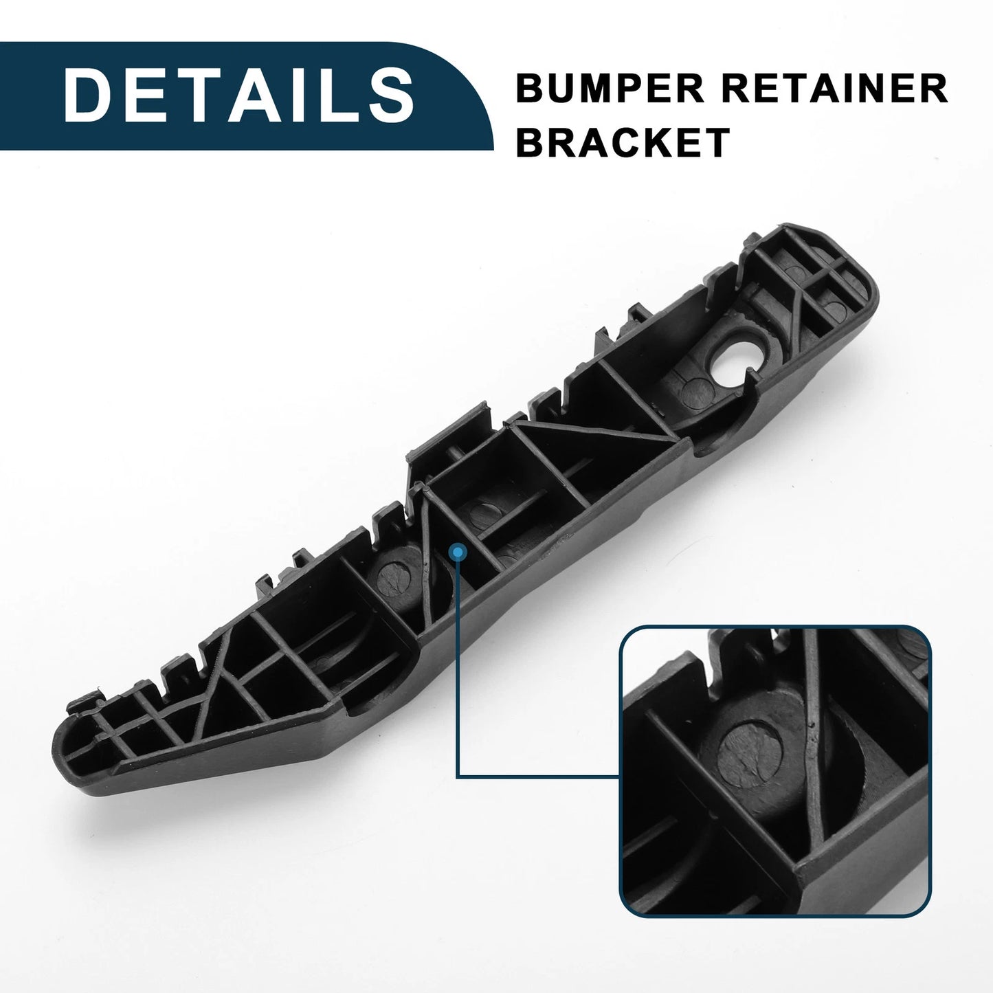 1pc Right Front Bumper Retainer Bracket No.86514C1000 for Hyundai Sonata (2015–2017)
