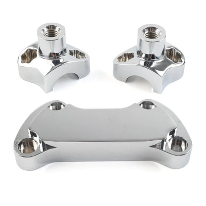 7" Handlebar Risers Top Clamp for Harley Dyna Softail Sportster