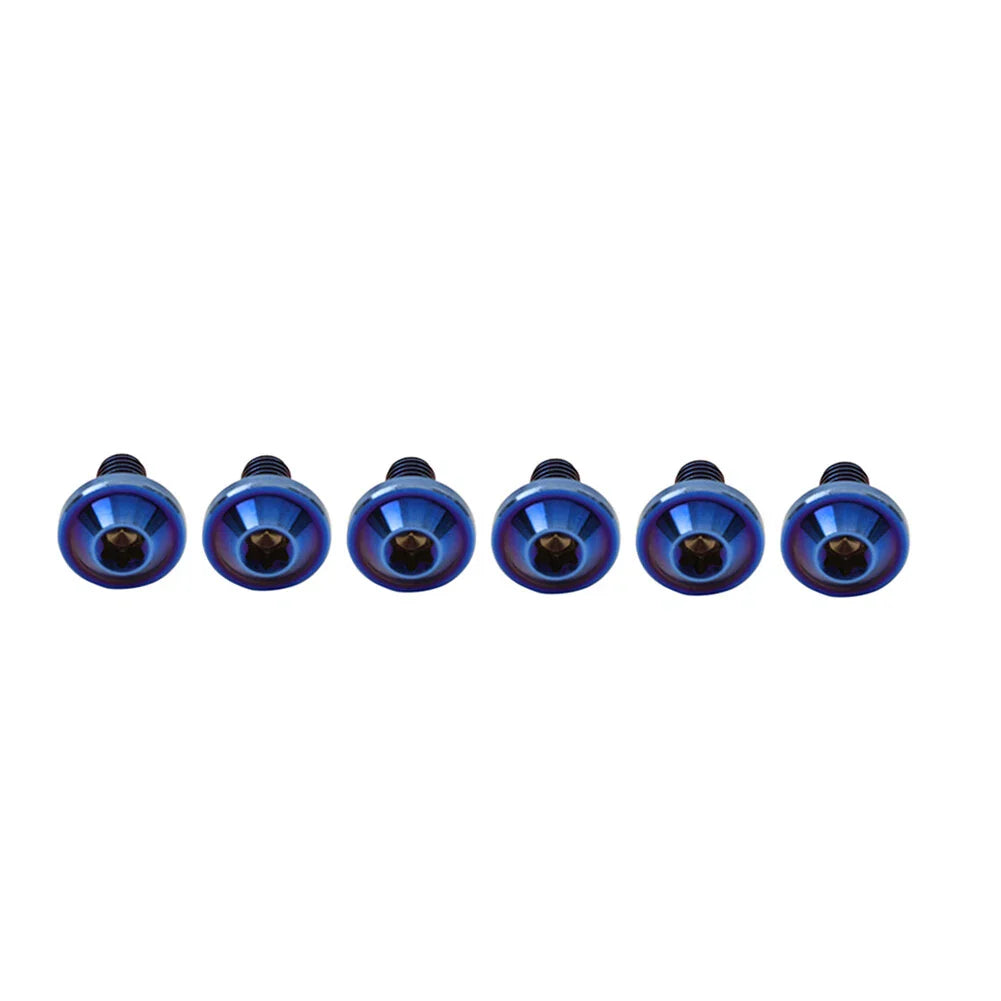 6 x M6x15mm Alloy Torx Head Screws for Bike Motorcycle