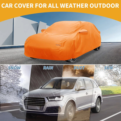 Waterproof All Weather Car Cover for Lexus ES (2013-2023) - 210D-PU, Zipper